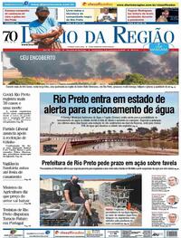 Capa do jornal Diário da Região 09/09/2020