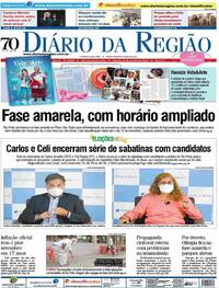 Capa do jornal Diário da Região 10/10/2020