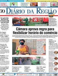 Capa do jornal Diário da Região 10/12/2020