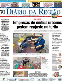 Capa do jornal Diário da Região 11/12/2020