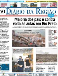 Capa do jornal Diário da Região 12/09/2020