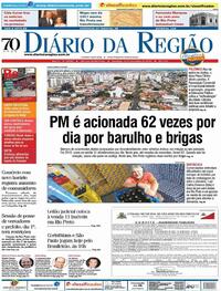 Capa do jornal Diário da Região 13/12/2020