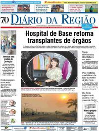 Capa do jornal Diário da Região 15/09/2020