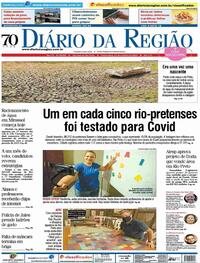 Capa do jornal Diário da Região 15/10/2020