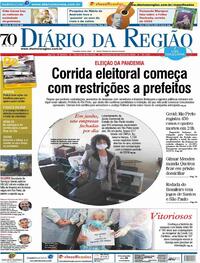 Capa do jornal Diário da Região 16/08/2020