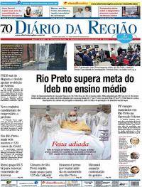 Capa do jornal Diário da Região 16/09/2020