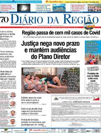 Capa do jornal Diário da Região 16/12/2020