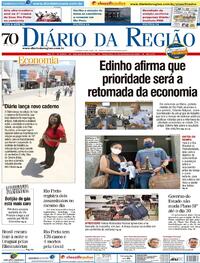 Capa do jornal Diário da Região 17/11/2020