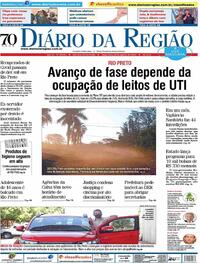 Capa do jornal Diário da Região 18/08/2020