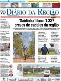 Capa do jornal Diário da Região 19/12/2020