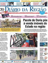 Capa do jornal Diário da Região 23/08/2020