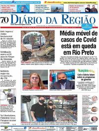 Capa do jornal Diário da Região 23/09/2020