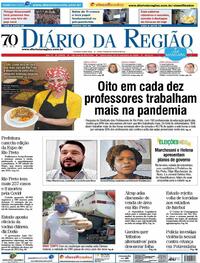 Capa do jornal Diário da Região 24/09/2020