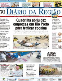 Capa do jornal Diário da Região 25/11/2020