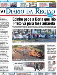 Capa do jornal Diário da Região 26/08/2020