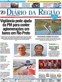 Capa do jornal Diário da Região 26/09/2020