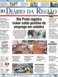 Capa do jornal Diário da Região 27/11/2020