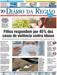 Capa do jornal Diário da Região 29/08/2020