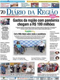 Capa do jornal Diário da Região 31/10/2020