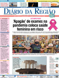 Capa do jornal Diário da Região 01/10/2021