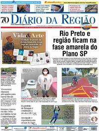 Capa do jornal Diário da Região 09/01/2021