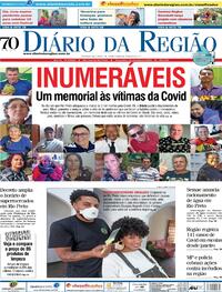 Capa do jornal Diário da Região 11/05/2021
