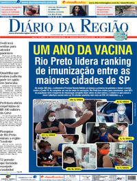 Capa do jornal Diário da Região 19/01/2022