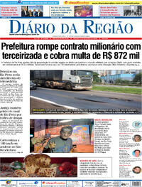 Capa do jornal Diário da Região 02/12/2023