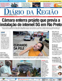 Capa do jornal Diário da Região 06/12/2023