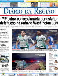 Capa do jornal Diário da Região 07/12/2023
