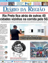 Capa do jornal Diário da Região 09/12/2023