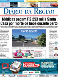 Capa do jornal Diário da Região 13/12/2023