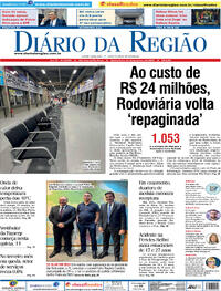 Capa do jornal Diário da Região 14/12/2023