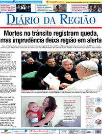 Capa do jornal Diário da Região 21/12/2023