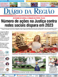 Capa do jornal Diário da Região 26/12/2023