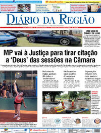 Capa do jornal Diário da Região 29/11/2023