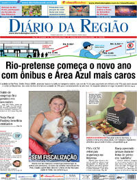 Capa do jornal Diário da Região 30/12/2023