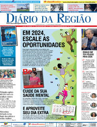Capa do jornal Diário da Região 31/12/2023