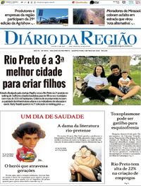 Capa do jornal Diário da Região 01/05/2024