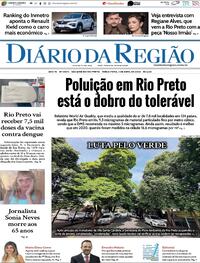Capa do jornal Diário da Região 02/04/2024