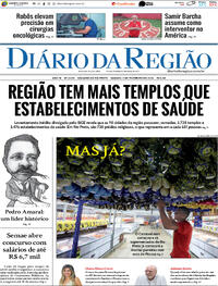 Capa do jornal Diário da Região 03/02/2024