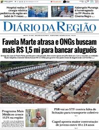 Capa do jornal Diário da Região 03/04/2024