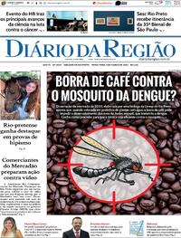 Capa do jornal Diário da Região 05/03/2024
