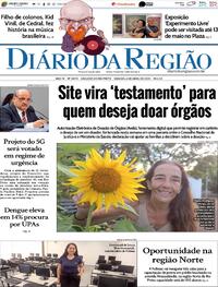 Capa do jornal Diário da Região 06/04/2024