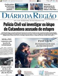 Capa do jornal Diário da Região 09/04/2024