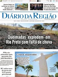 Capa do jornal Diário da Região 09/05/2024