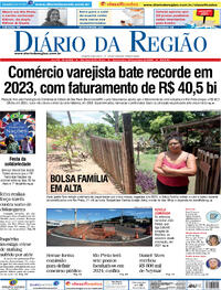 Capa do jornal Diário da Região 10/01/2024