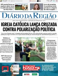 Capa do jornal Diário da Região 14/02/2024