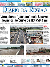Capa do jornal Diário da Região 16/01/2024