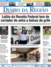 Capa do jornal Diário da Região 18/01/2024